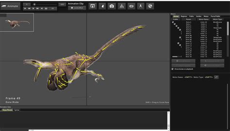 2D Raptor Running FBX Animation | OpenGameArt.org