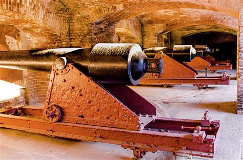 Cannon Battery At Historic Fort Sumter Photograph by Michael Defreitas