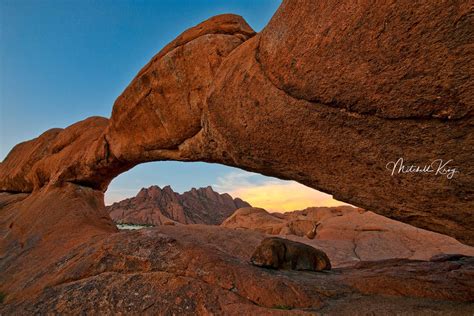 Photos of the Rock Arch of Spitzkoppe (Inselberg) Namibia