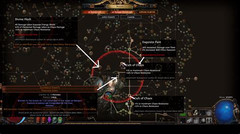 Divine flesh + %2 max chaos resistance (Glorious vanity) : r/pathofexile