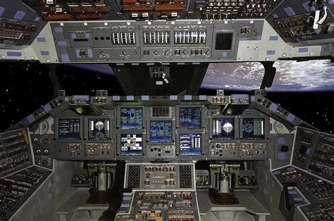 Space shuttle cockpit view high res - Hopmundo