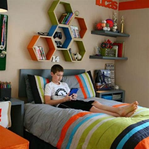 Teen Boy Bedroom Ideas Twin Boys Bedroom, Boy Sports Bedroom, Cool Bedrooms For Boys, Sports ...