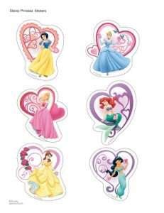 Stickers de Princesas para imprimir gratis | Pastelitos princesa disney, Princesas disney, Princesas