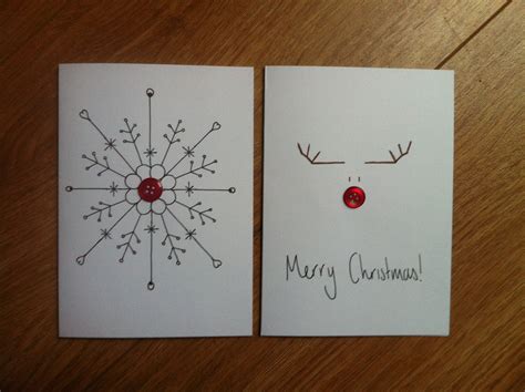 10 Super Simple Christmas Card Designs To Make In Less Than 5 Minutes - Best Design Idea