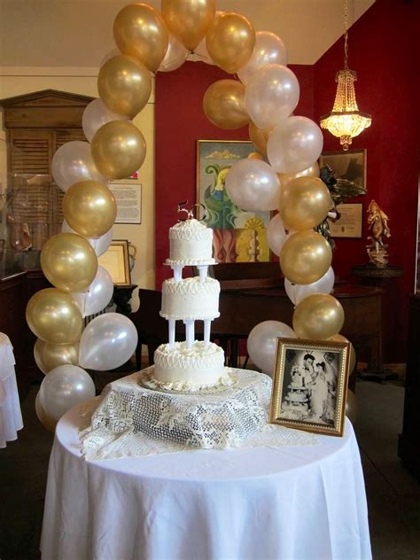 Pin by Tammy Floyd on anniversary | 50th anniversary party, 50th wedding anniversary decorations ...