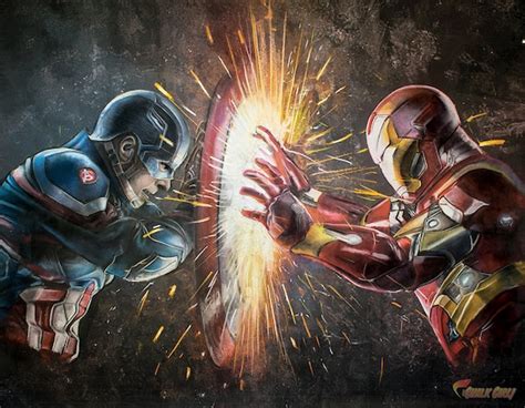 Captain America Vs Iron Man