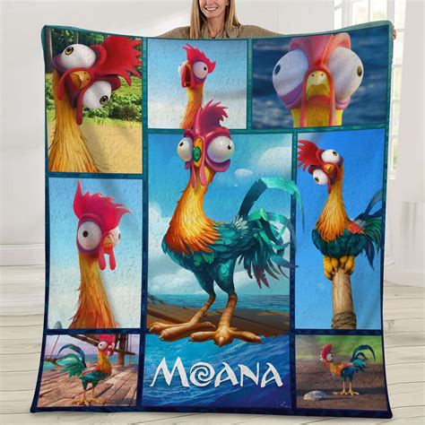 Hei Hei Chicken Disney Moana Quilt Blanket