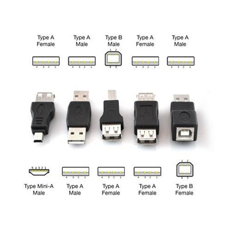 compare type a and type b usb cables - Google Search | technika | Pinterest | Cable