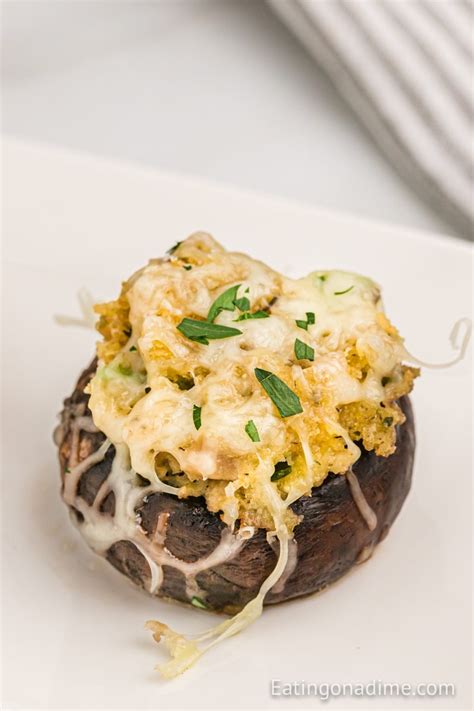 Olive Garden Stuffed Mushrooms - Eating on a Dime