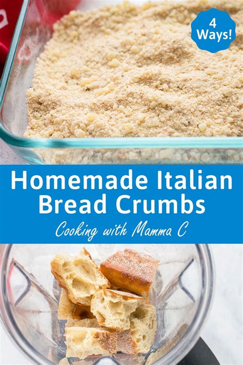 Homemade Italian Bread Crumbs | Homemade italian, Homemade bread crumbs, Bread recipes sweet