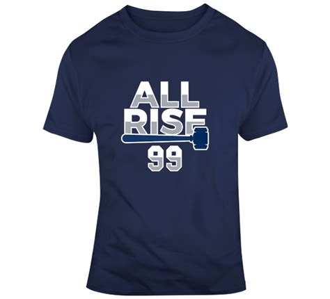 Aaron Judge All Rise New York 99 Baseball T Shirt