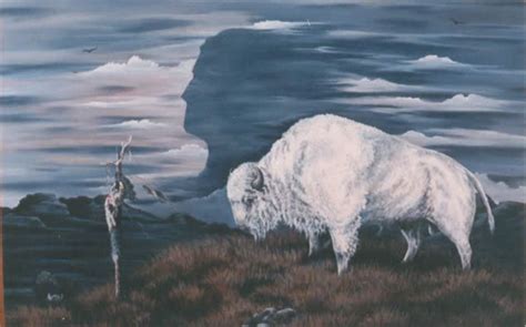 White Buffalo Painting at PaintingValley.com | Explore collection of ...