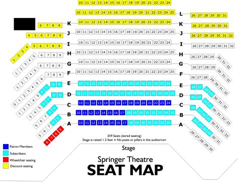 springer-seat-map - Thousand Islands Playhouse