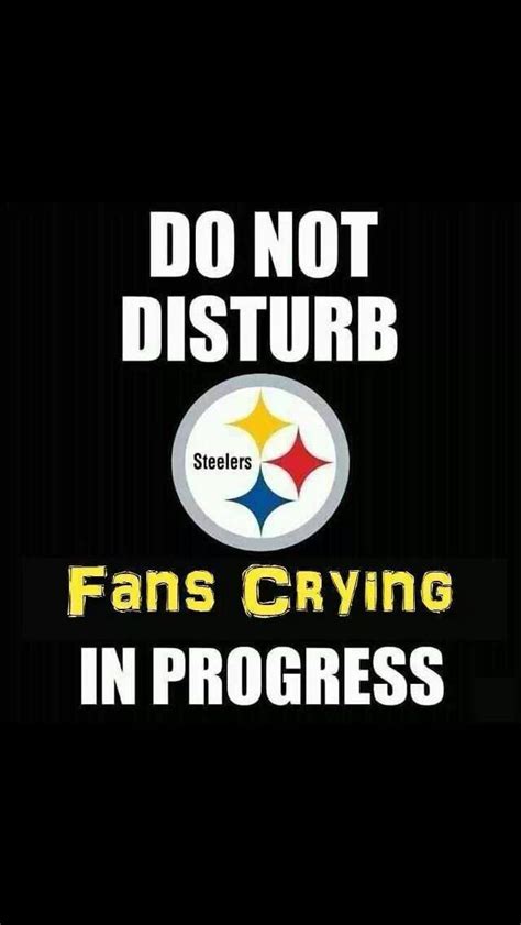 Wipe your tears!!! | Pittsburgh steelers, Steelers, Pittsburgh steelers ...