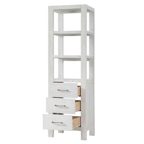 22in. White Storage Cabinet for Bathroom, Kitchen and Living Room