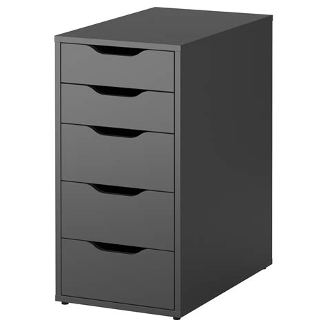 ALEX Drawer unit, gray, 14 1/8x27 1/2" - IKEA