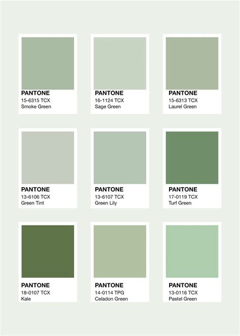 'Green Pantone' Poster, picture, metal print, paint by Haus and Hues | Displate