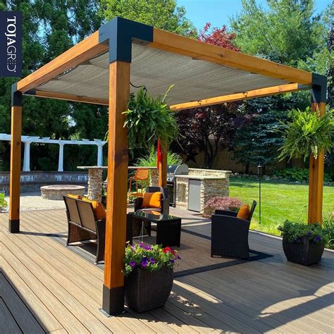 TOJA GRID | Simple Modular Pergola System – TOJA Grid Canada | Pergola, Pergola kits, Backyard ...