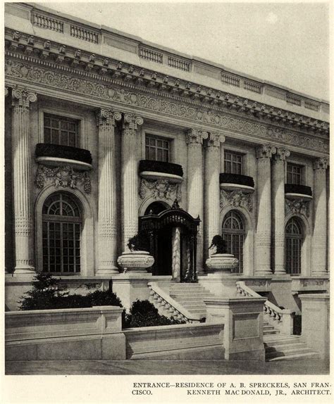 The Spreckels Mansion, San Francisco | American architecture, Architecture maps, San francisco ...