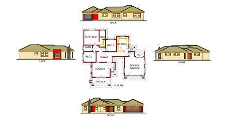 Gosebo House Plans 6F1