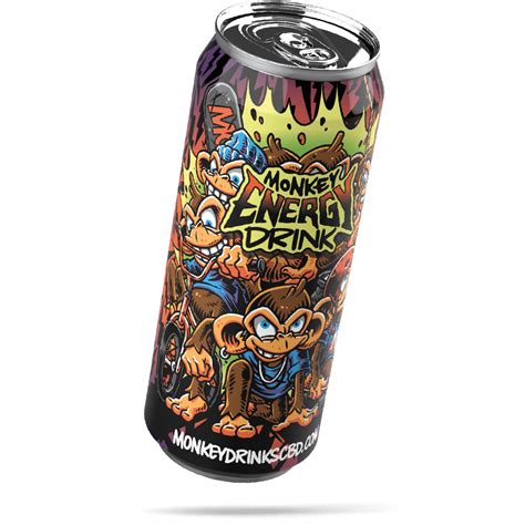 Energy Drink - 24 Box Cans - Monkey Energy Drinks