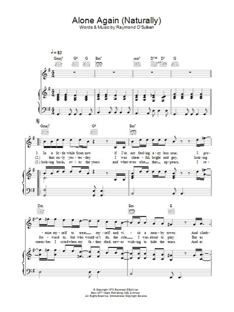 Alone Again (Naturally) | Sheet Music Direct