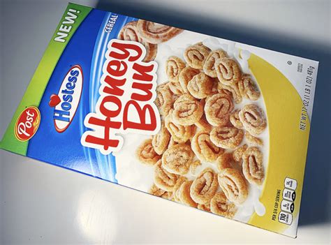 REVIEW: Post Hostess Honey Bun Cereal - Junk Banter