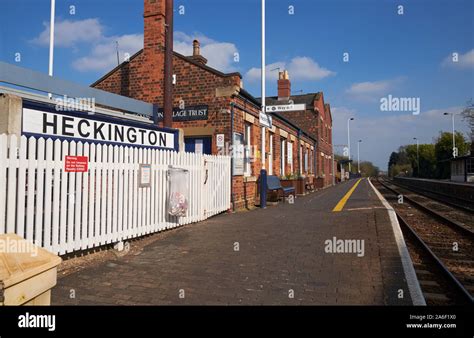 Heckington railway station, Lincolnshire, UK Stock Photo - Alamy