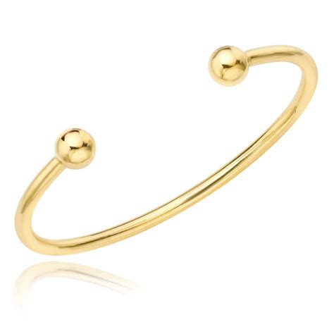 Women's 9ct Gold solid 2.5mm round Torque Bangle 13 grams | Solid gold bangle, Gold, Gold bangles