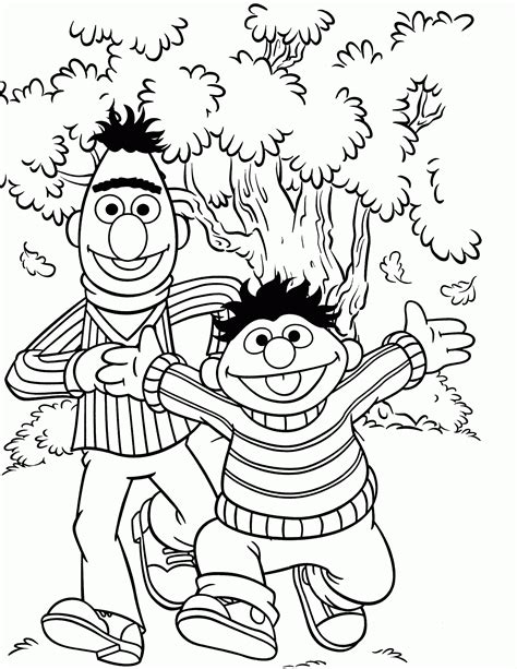 Sesame Street Character Printable Coloring Page: Sesame Street ...