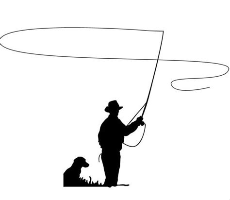 Fly Rod Silhouette at GetDrawings | Free download