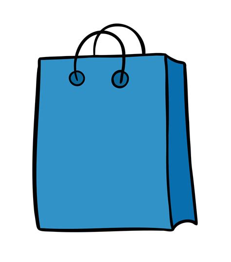 Two Shopping Bags Flat Cartoon Illustration Design For Icon, 53% OFF