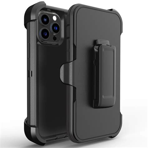 Original Heavy Duty Armor Case For Iphone 13 12 11 Promax 3 In 1 Shockproof Case + Belt Clip For ...