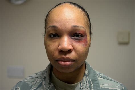 Black Eye Campaign raises domestic violence awareness > Royal Air Force ...