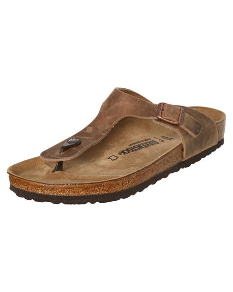 Birkenstock Mens Gizeh Sandal - Tabacco Brown | SurfStitch