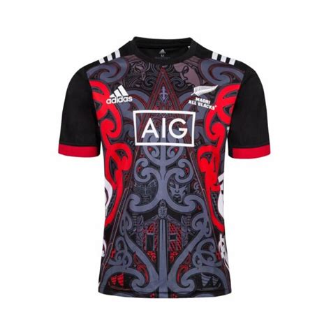 2018 New Zealand MAORI All Blacks performance rugby jersey shirt S-3XL | eBay