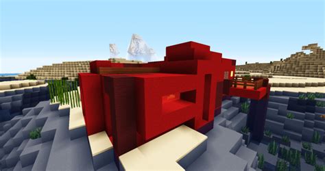 RED concrete Minecraft Map