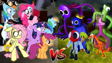 My Little Pony VS Rainbow Friends in Friday Night Funkin' | Roblox Rainbow Friends (FNF Mod ...