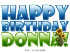 happy birthday donna clipart - Clipground