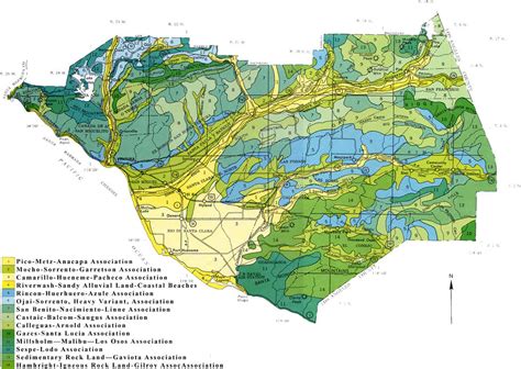 Ventura County Watershed Rainfall Map - Maps For You