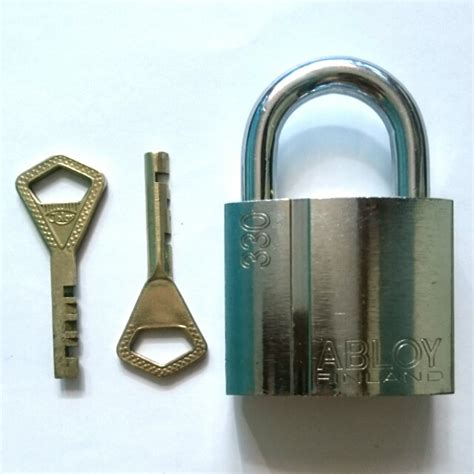 Abloy Finland PL330 Brass Padlock, Furniture & Home Living, Furniture ...