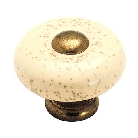 Amerock 1-1/4 in. Light Antique Brass Cabinet Knob-885LB - The Home Depot