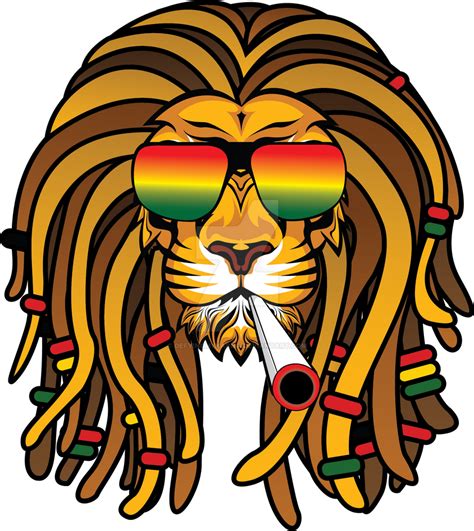 Rasta Lion Logo/Tattoo by DefyingMyKarma on DeviantArt