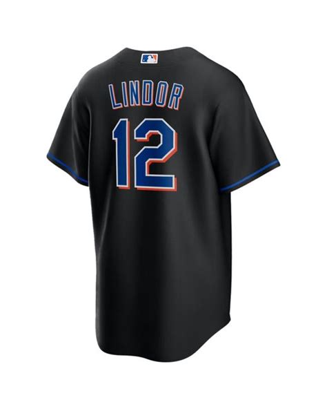 Nike Synthetic Francisco Lindor Mets 2022 Replica Player Jersey in ...