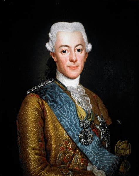 King Gustav III of Sweden 1746-92 Gripsholm Castle, Sweden, 1775, Oil on canvas, 73 x 59 cm ...