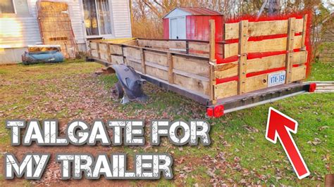 Simple Trailer Tailgate Build - YouTube