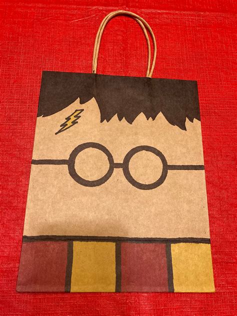 Harry Potter Inspired Gift Bag | Etsy