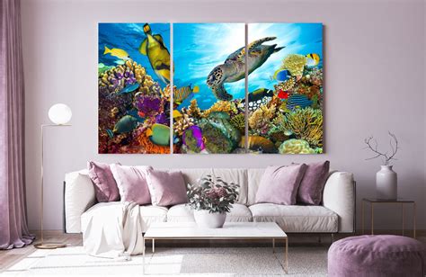 Wonderful Aquarium Art Decor for Home Fish Underwater Print | Etsy