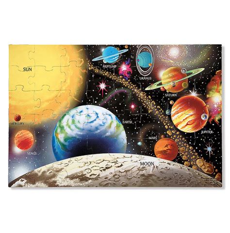 FLOOR PUZZLE - MELISSA & DOUG 48 PIECE SOLAR SYSTEM