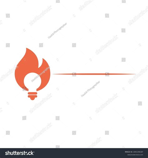 Fire Design Logo White Background Empty Stock Illustration 2041246187 ...